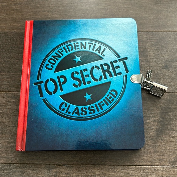 ✨Host Pick✨Top Secret Diary with Lock, Journal, Spy Classified Confidential - Picture 3 of 15